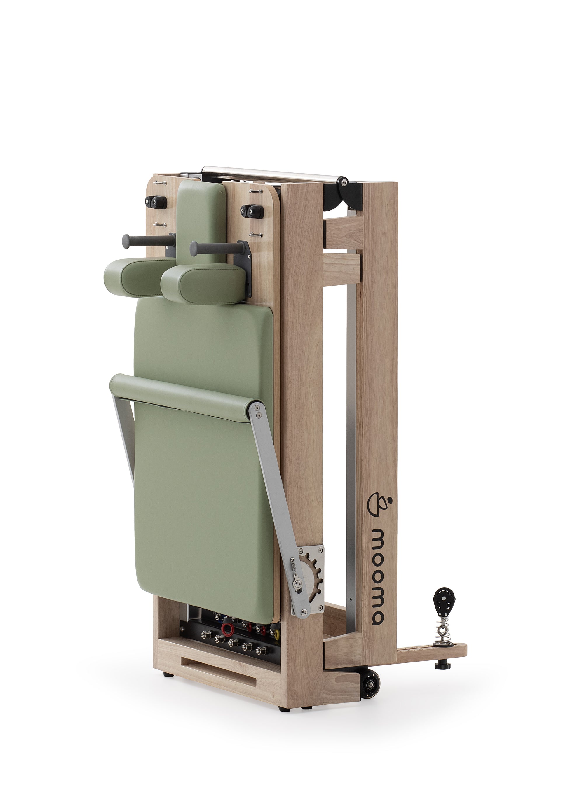 Lettino Reformer classico in legno salvaspazio Mooma