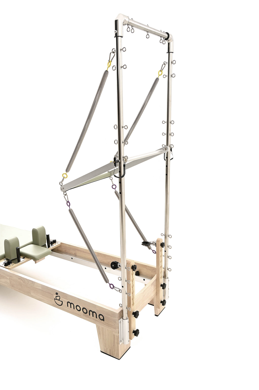 Lettino Reformer in legno con torre Mooma