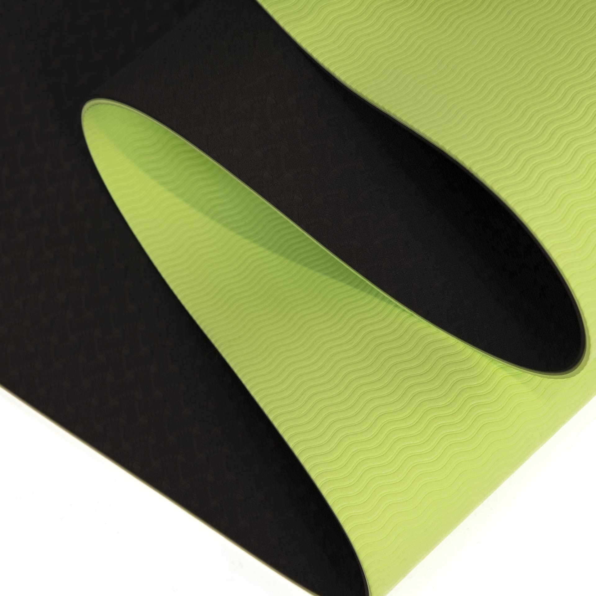 Tappetino Yoga in Tpe verde Diamond professional
