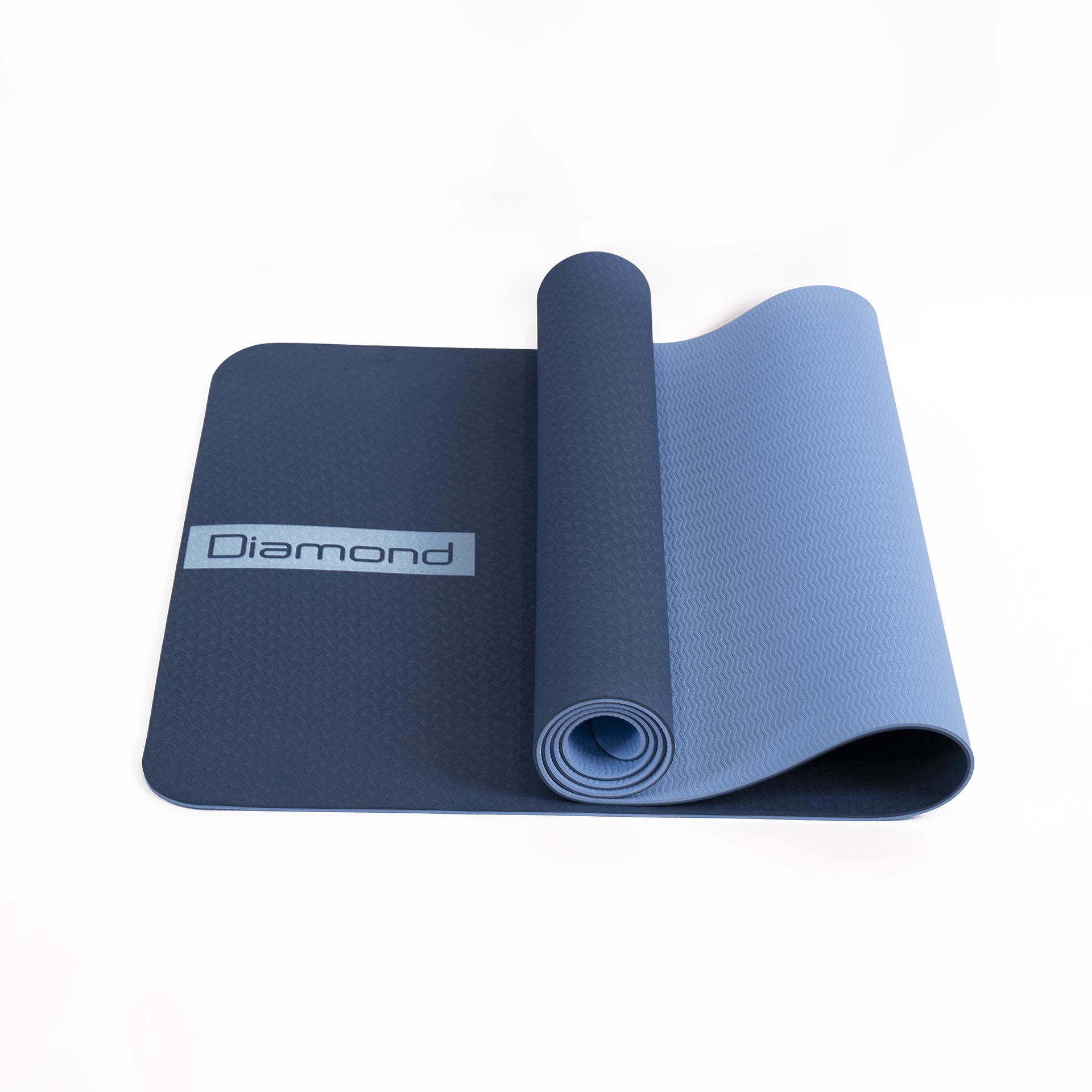 Tappetino Yoga in Tpe blu Diamond professional