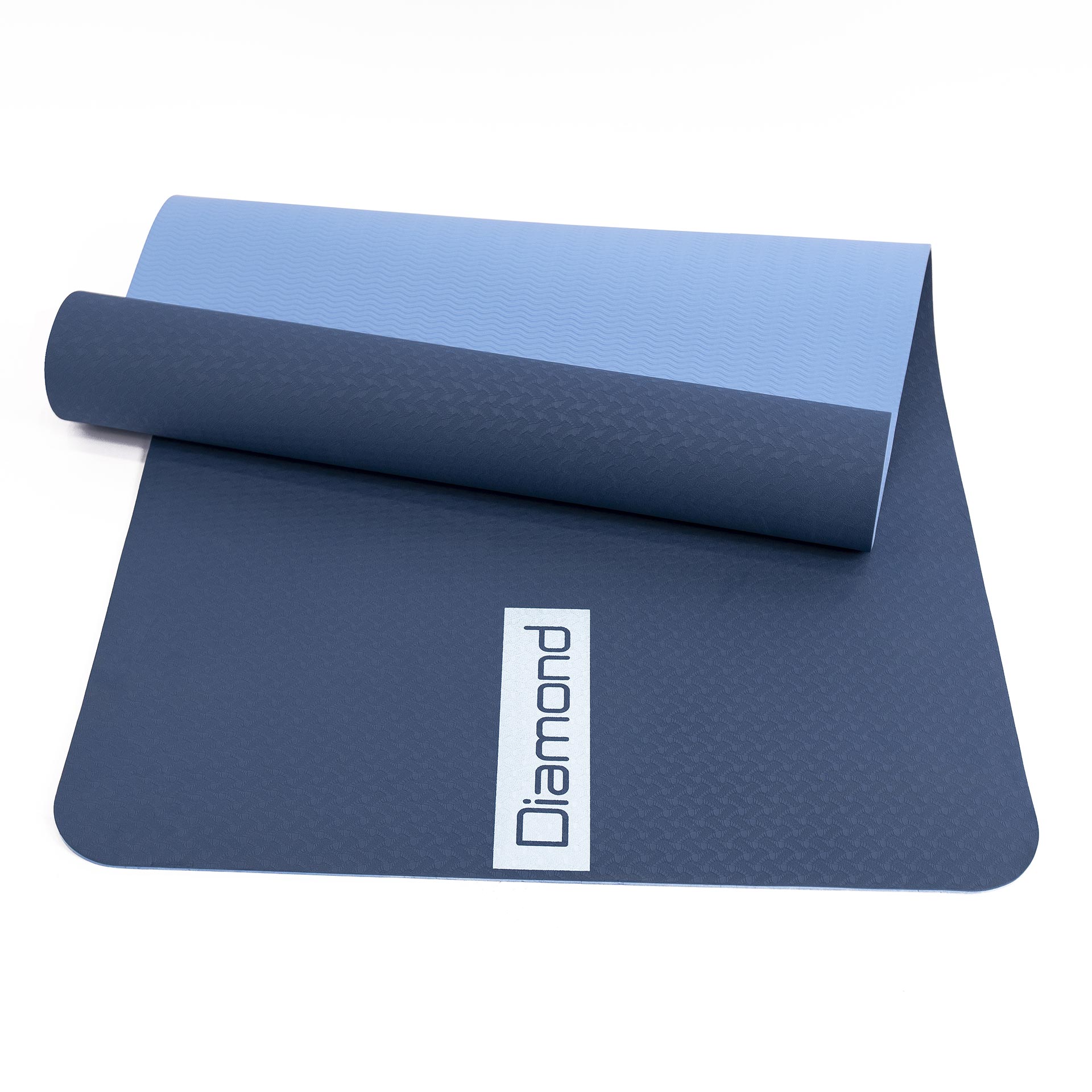 Tappetino Yoga in Tpe blu Diamond professional
