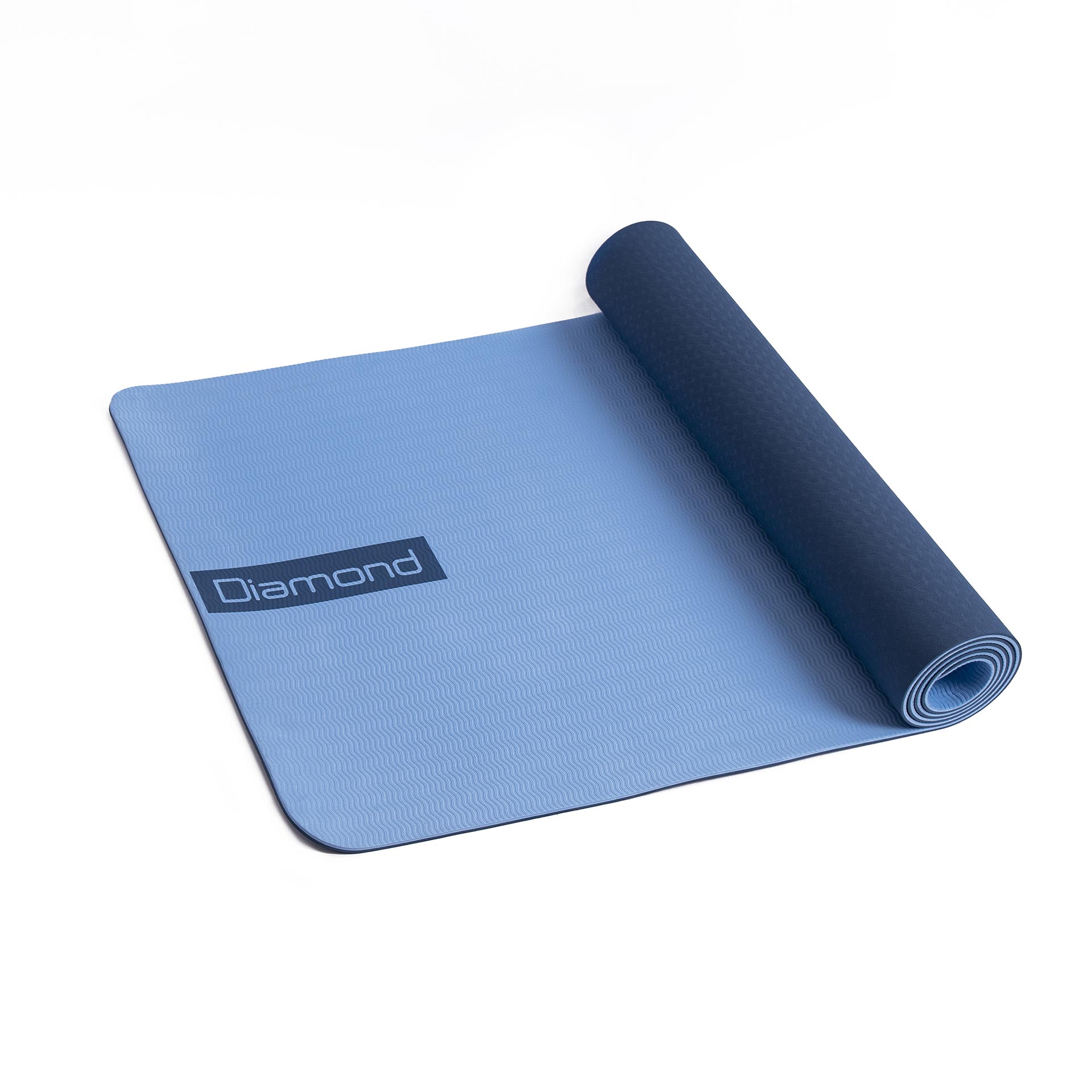 Tappetino Yoga in Tpe blu Diamond professional