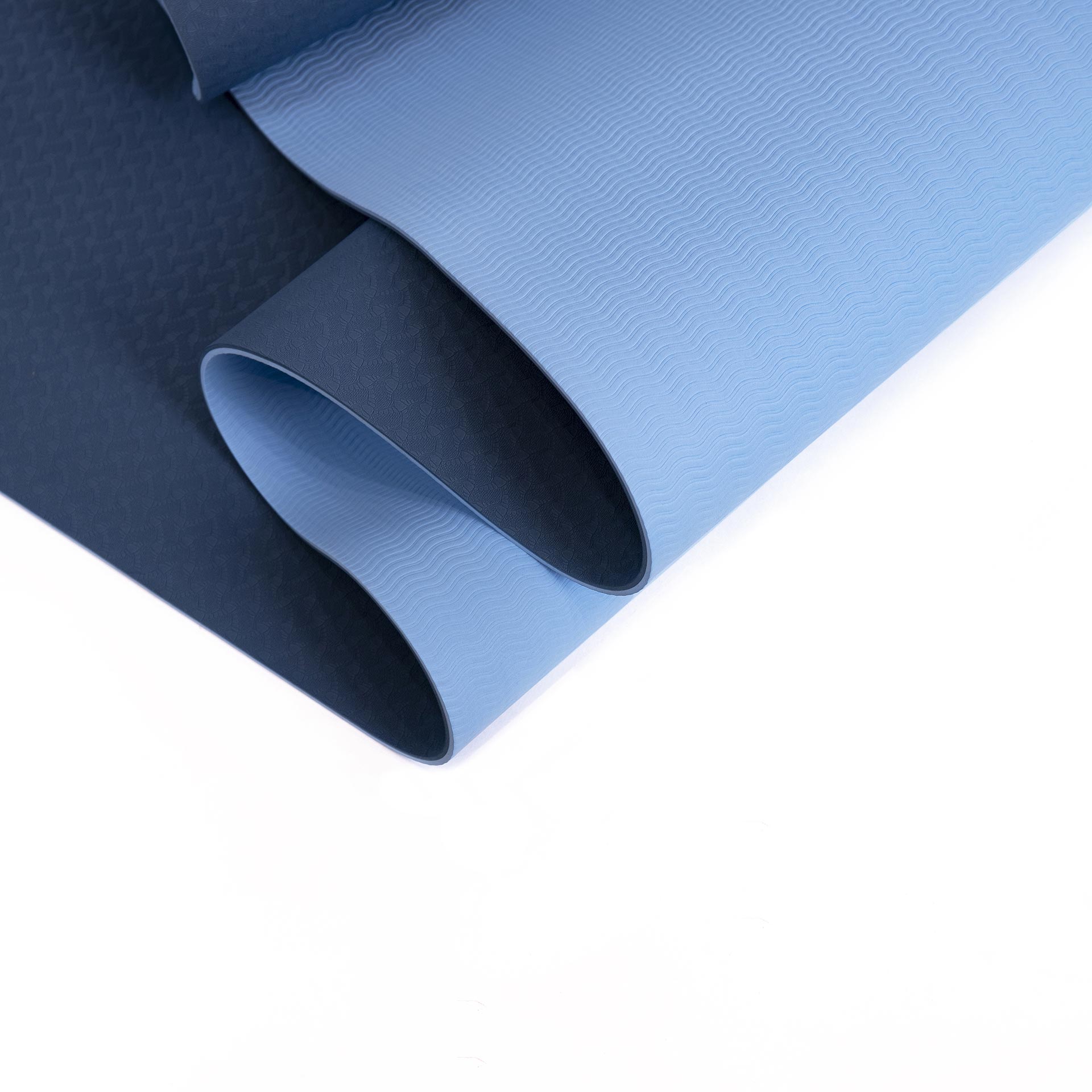 Tappetino Yoga in Tpe blu Diamond professional