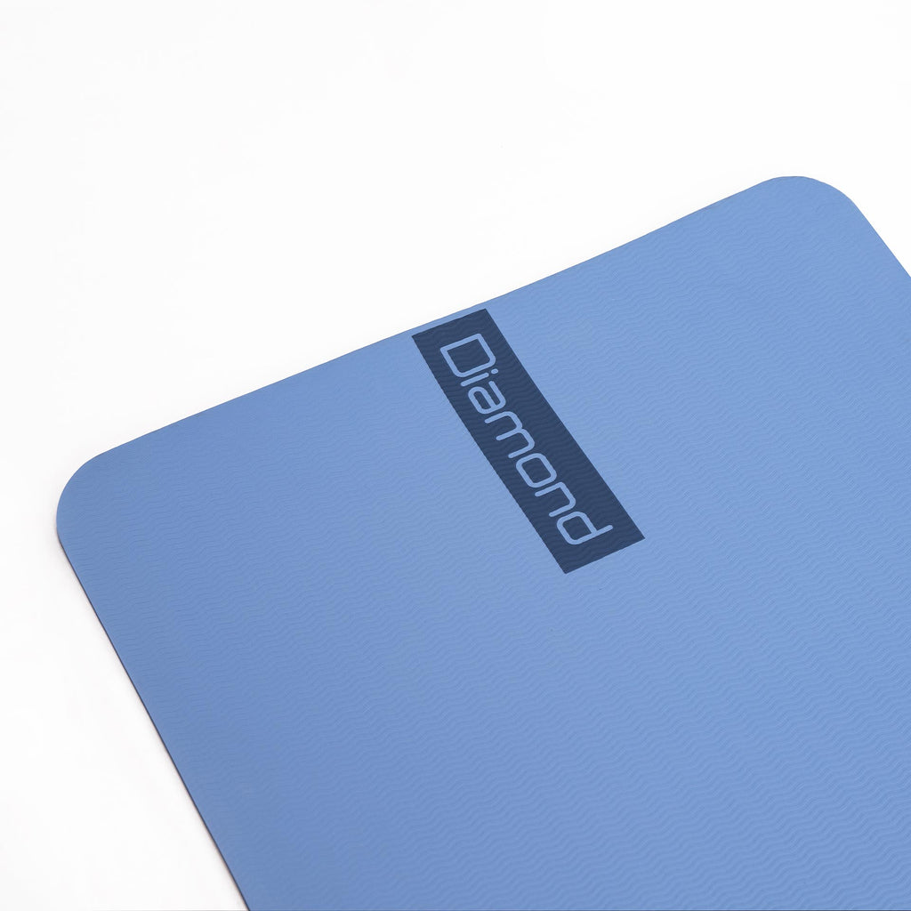 Tappetino Yoga in Tpe blu Diamond professional