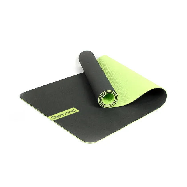 Tappetino Yoga in Tpe verde Diamond professional